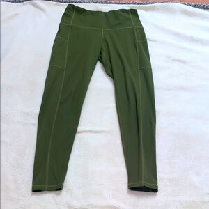 Sandcloud Olive Green Leggings with pockets